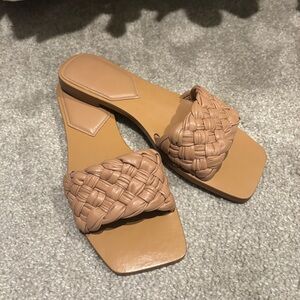 Marc Fisher Leather Reanna Slide Sandal